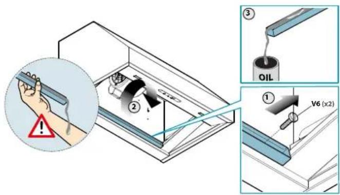 Fulgor Milano F6PH48DS1 - GREASE DRIP TRAY - 1