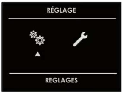 RÉGLAGE REGLAGES