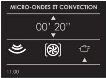 MICRO-ONDES ET CONVECTION 00' 20" 11:00