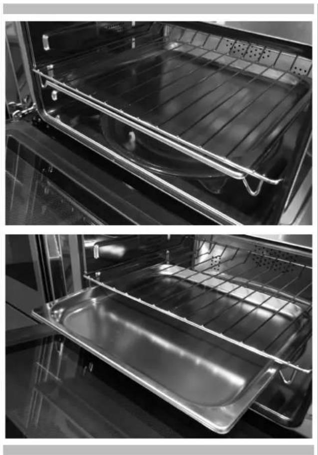 Fulgor Milano F7DSPD30S1 - Assembling and disassembling the flat grill - 1