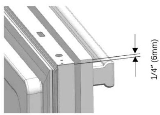 Fulgor Milano FM4BM30FBI - Product dimensions - 10