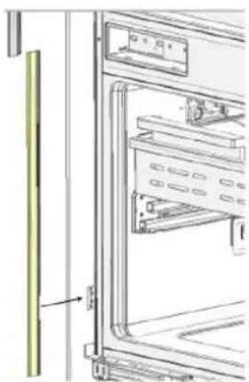 Fulgor Milano FM4BM30FBI - Fixation des éléments de la garniture décorative - 2