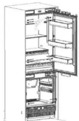 Fulgor Milano FM4BM30FBI - Screwing the bracket furniture on the cabinet side walls - 2