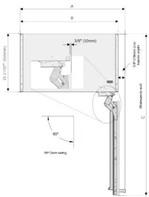 Fulgor Milano FM4BM30FBI - Product dimensions - 4