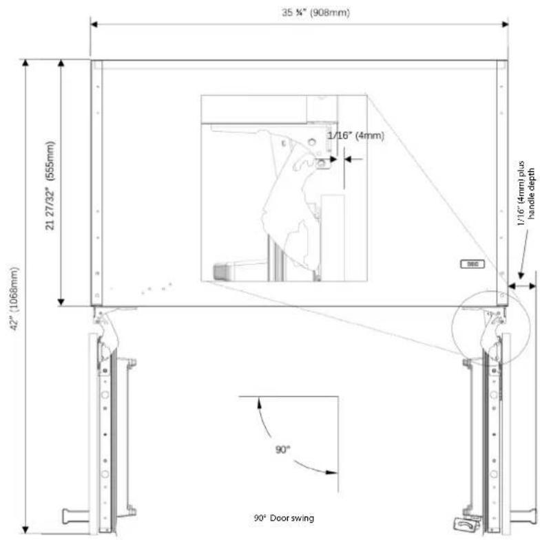 Fulgor Milano FM4BM30FBI - Product dimensions - 6