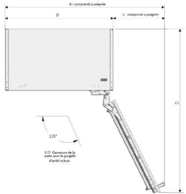 Fulgor Milano FM4BM30FBI - Dimensions du produit - 5