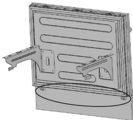 Fulgor Milano FM4BM30FBI - How to align the freezing door overlay panel to the lower section - 4