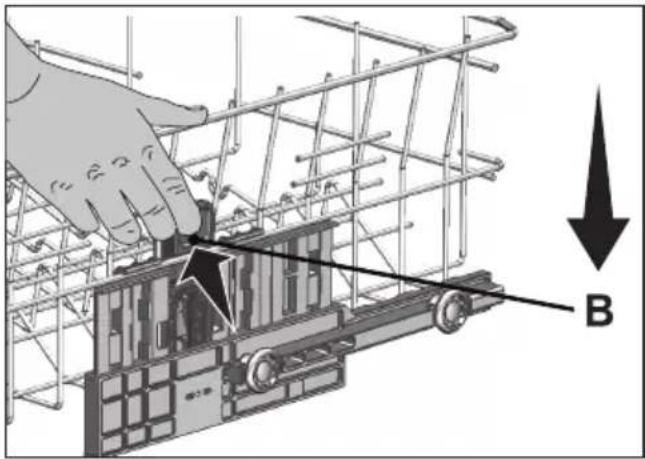 Fulgor Milano F6DWT24SS2 - SUPPORT MULTIFONCTION DU PANIER SUPÉRIEUR - 5