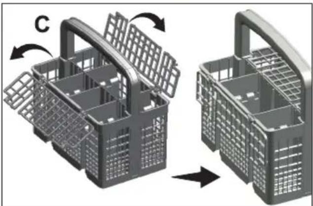 Fulgor Milano F6DWT24SS2 - SILVERWARE BASKET - 2
