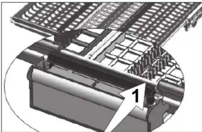 Fulgor Milano F6DWT24SS2 - SUPPORT MULTIFONCTION/À HAUTEUR AJUSTABLE DU PANIER INFÉRIEUR - 4