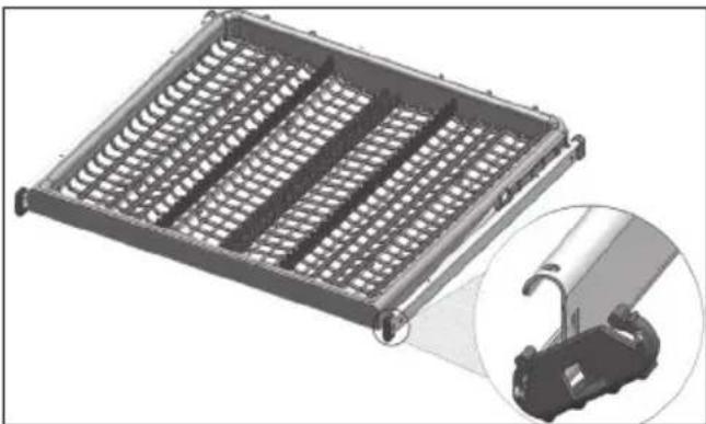 Fulgor Milano F6DWT24SS2 - PANIER À COUVERTS SUPÉRIEUR (EN FONCTION DES MODÈLES) - 1