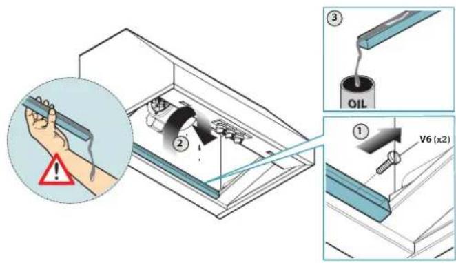 Fulgor Milano F6PC48DS1 - GREASE DRIP TRAY - 1