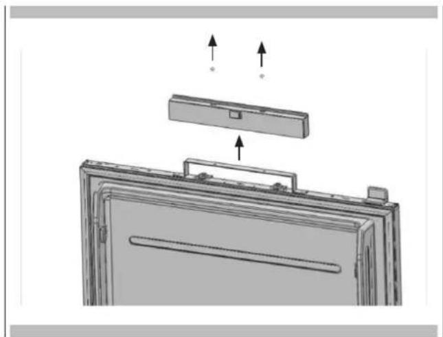Fulgor Milano FM4BM30IFBI - Removing the fridge door - 3