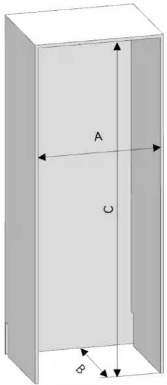Fulgor Milano FM4BM30IFBI - Cabin Dimensions - 1