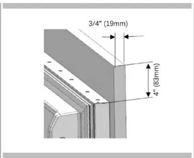 Fulgor Milano FM4BM30IFBI - Product dimensions - 9