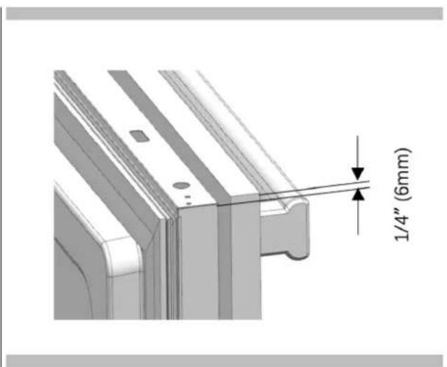 Fulgor Milano FM4BM30IFBI - Product dimensions - 10