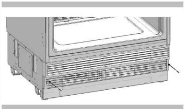 Fulgor Milano FM4BM30IFBI - Raccord de l'ensemble de ventilation inférieur - 2