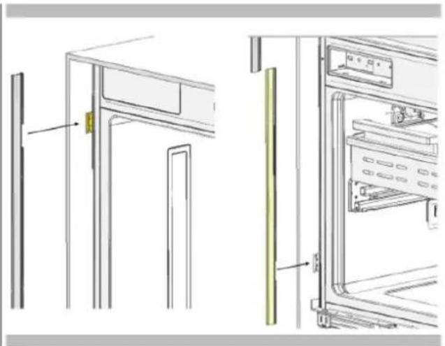 Fulgor Milano FM4BM30IFBI - Attaching the Decorative Trim Parts - 1