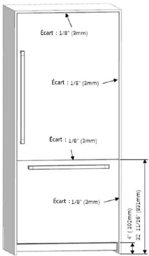 Fulgor Milano FM4BM30IFBI - Dimensions du produit - 11