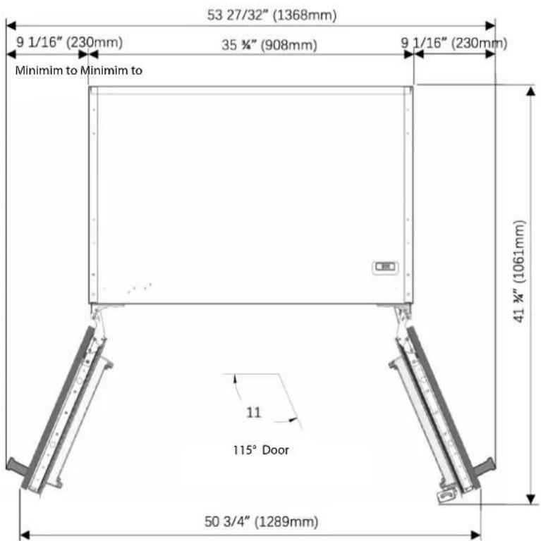 Fulgor Milano FM4BM30IFBI - Product dimensions - 7