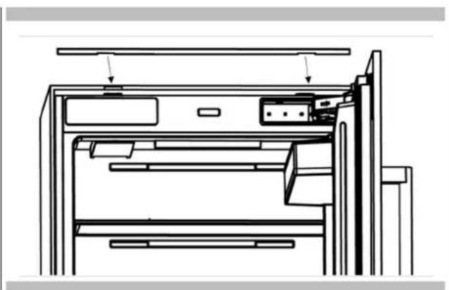 Fulgor Milano FM4BM30IFBI - Attaching the decorative trim parts - 2