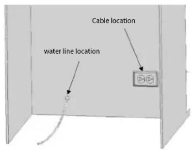Fulgor Milano FM4BM30IFBI - Preparing the Water Hose and the Power Plug - 1
