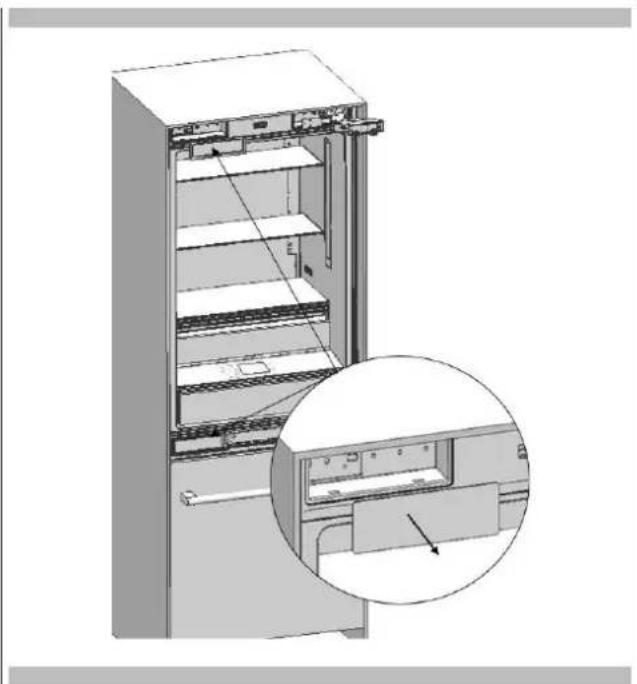 Fulgor Milano FM4BM30IFBI - Replacing the hinges - 1