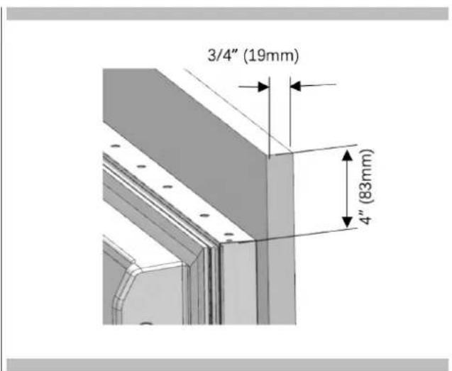 Fulgor Milano FM4BM30IFBI - Dimensions du produit - 9