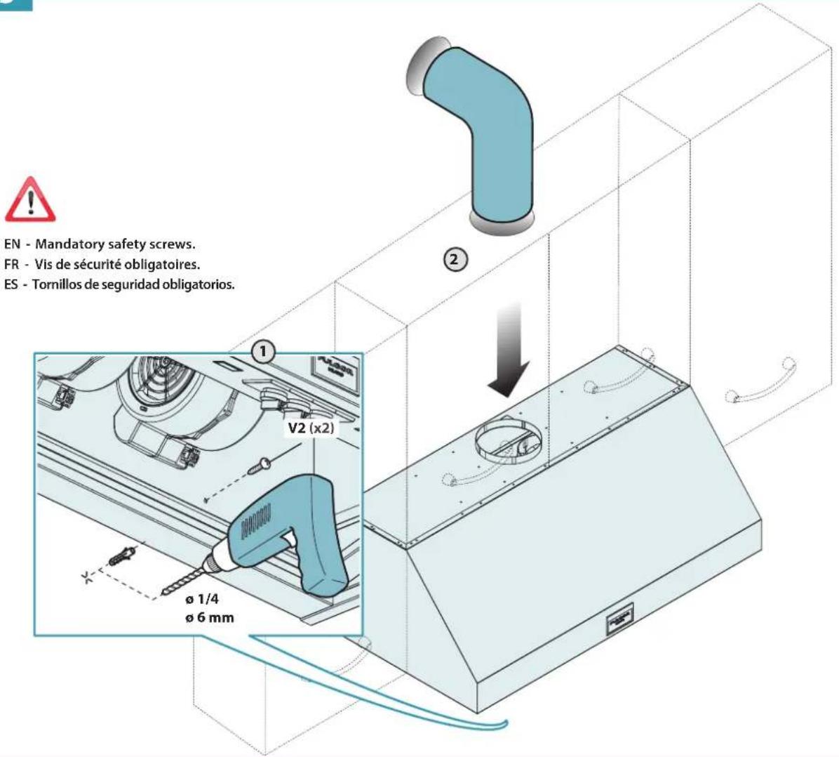 Fulgor Milano F6PH36DS1 - EN - Installation measurements - 5