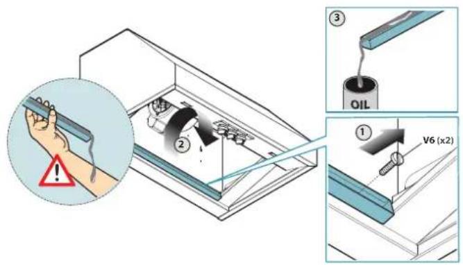 Fulgor Milano F6PH36DS1 - GREASE DRIP TRAY - 1
