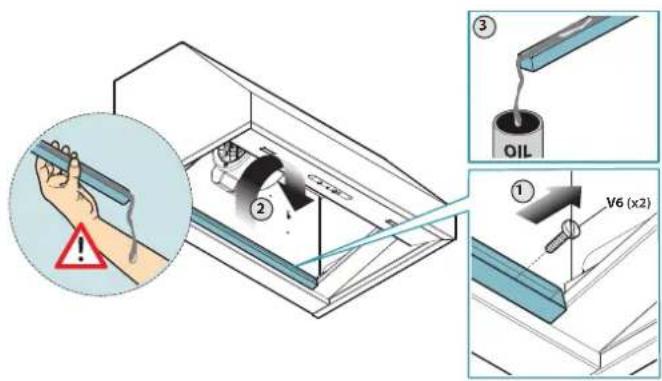 Fulgor Milano F6PH30S1 - GREASE DRIP TRAY - 1