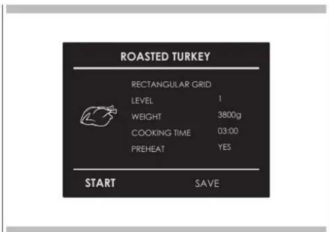 Fulgor Milano F7DSCO30S1 - Select an already-set recipe: - 1