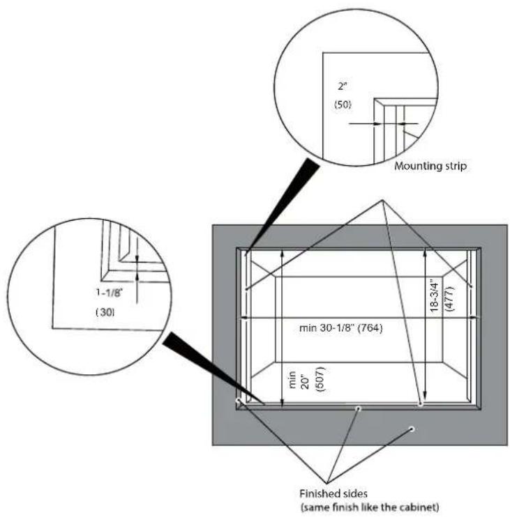 Fulgor Milano F7DSCO30S1 - FLUSHMOUNT INSTALLATION - 2