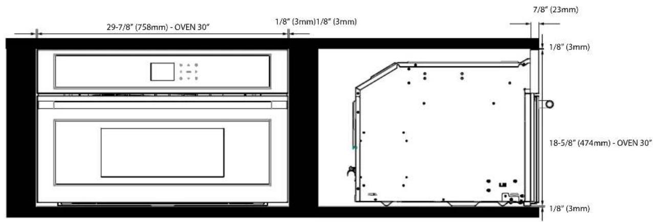 Fulgor Milano F7DSCO30S1 - FLUSHMOUNT INSTALLATION - 3