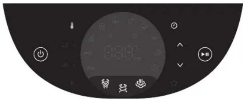 PHILIPS NA541 - A kezelőpanel áttekintése - 1