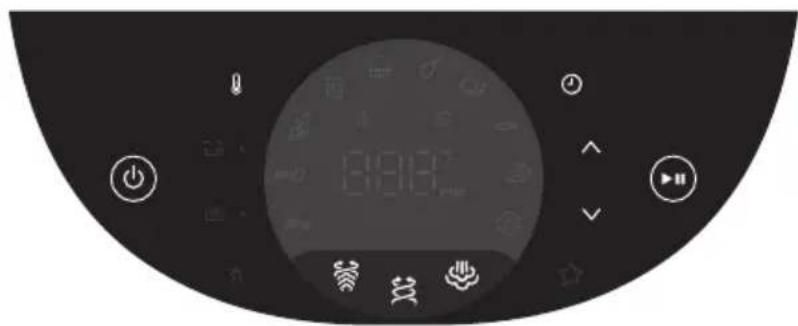 PHILIPS NA541 - Përmbledhja e panelit të komandave - 1