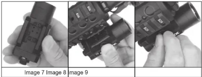 NightStick TWM-352 - STEP 2: INSTALL THE CROSS RAIL INSERT INTO THE TWM - 1