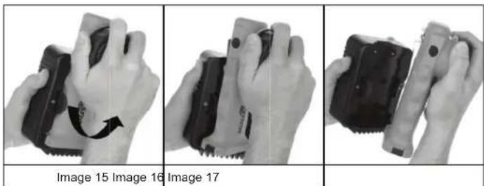 NightStick XPR-5572GA - PLACING THE ANGLE LIGHT INTO THE CHARGER - 1