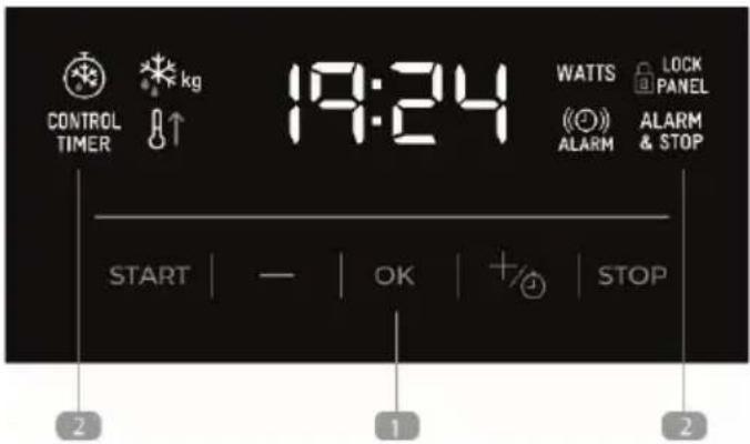 TEKA HSC 6440 C - Display description - 1
