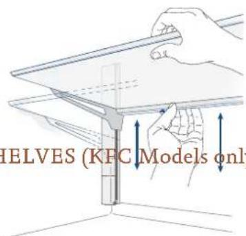 Hestan KRBL36 - ADJUSTABLE SHELVES (KRP, KRB, KRC Models only) - 2