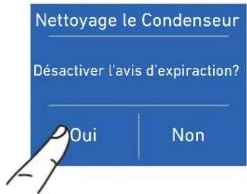 Hestan KRBL36 - Désactiver l'entretien - 4