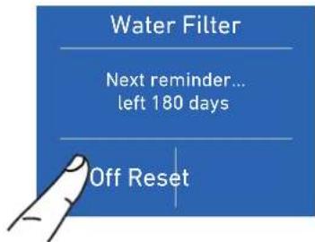 Hestan KRBL36 - Water Filter (optional, not in KRC models) - 5