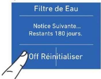 Hestan KRBL36 - Réinitialisation du Filtre - 5