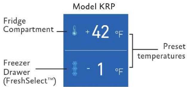 Hestan KRBL36 - ADJUSTING VARIOUS TEMPERATURE SETTINGS ADJUSTING VARIOUS TEMPERATURE SE - 2