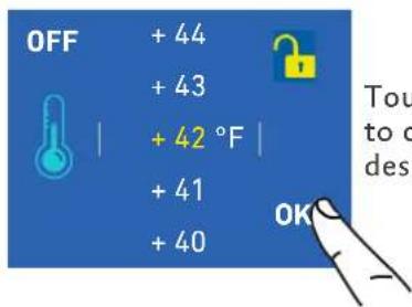 Hestan KRCR30 - ADJUSTING VARIOUS TEMPERATURE SETTINGS ADJUSTING VARIOUS TEMPERATURE SE - 5