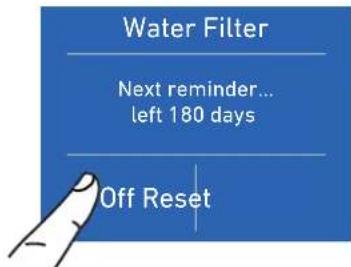 Hestan KRCR30 - Water Filter (optional, not in KRC models) - 5