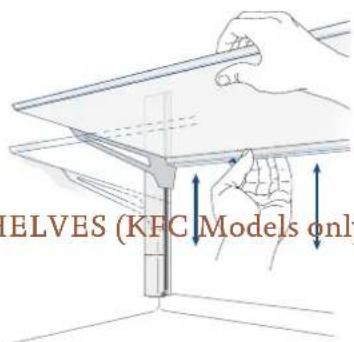 Hestan KRCR30 - ADJUSTABLE SHELVES (KRP, KRB, KRC Models only) - 2
