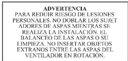 Progress Lighting P250010 - Balanceo de las Aspas - 1