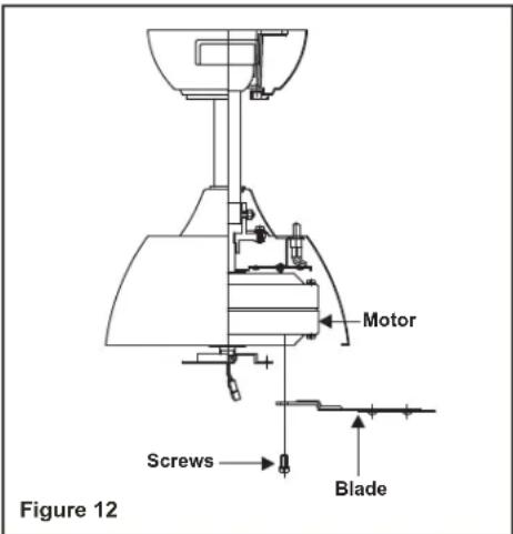 Progress Lighting P2592 - Attaching the Fan Blades - 1