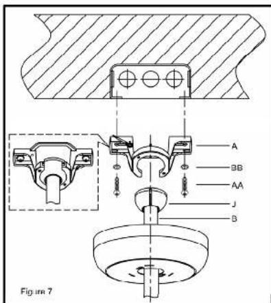 Progress Lighting P250012 - Suspension du ventilateur - 3
